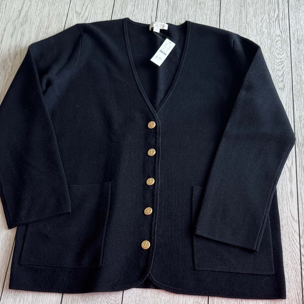 NWT J Crew Giselle Merino Wool Cardigan size S